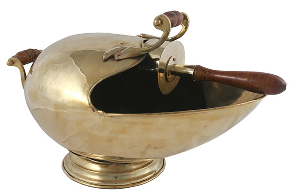 Solid Brass Fish Mouth Scuttle